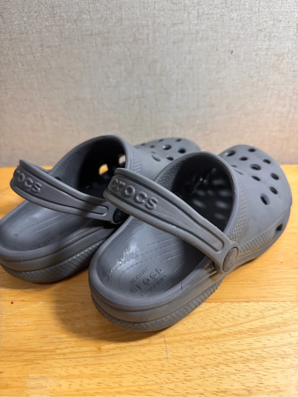 Kids Gray Crocs